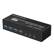 FJGEAR FJ-8K202DB Switch KVM per monitor DP 8K 60Hz (spina UK)