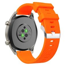 Cinturino per orologio in silicone twill da 20 mm (arancione)