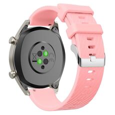 Cinturino per orologio in silicone twill da 20 mm (rosa)