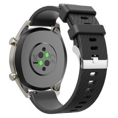 Cinturino per orologio in silicone twill da 20 mm (nero)
