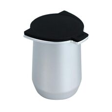 Maniglia per macchina da caffè, tazza dosatrice, alimentatore per caffè in polvere con copertura in silicone per Breville serie 8 (argento)
