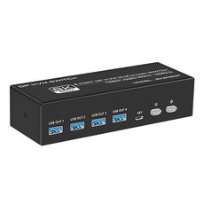 FJGEAR FJ-8K202DP 8K 60Hz DP USB3.0 Monitor KVM Switch (spina UE)
