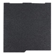 Piastra di stampa per stampante 3D in lamiera di acciaio elastica per ANYCUBIC 268x256 mm, stile: nero / rivestimento PEI
