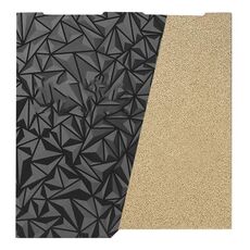 Piastra di stampa per stampante 3D in lamiera di acciaio elastica per ANYCUBIC 268x256 mm, stile: rivestimento PEI + pellicola diamantata PEO