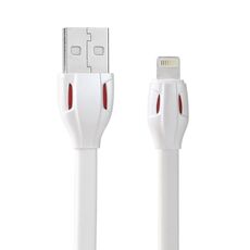 REMAX RC-035i Laser Series 1m 2.1A Cavo di ricarica per sincronizzazione dati da 8 pin a USB con indicatore LED, REMAX RC-035i Laser Series 1m 2.1A 8 pin a cavo di ricarica per sincronizzazione dati USB con indicatore LED (bianco)