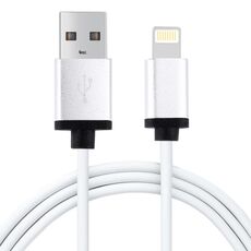 1M 3A 8 pin per sincronizzazione dati USB Cavo di ricarica per iPhone, iPad, diametro: 4 cm (bianco)