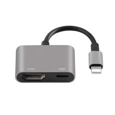 Cavo adattatore video per proiettore HDTV da 8 pin a HDMI 7565S per iPad (grigio)
