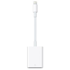 Adattatore per lettore di fotocamera da 8 pin a scheda SD, supporto del sistema iOS 9.2-11, Per iPhone, iPad (bianco)