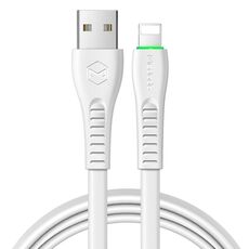 Cavo LED da 8 pin a USB Mcdodo CA-6362 serie Flying Fish, lunghezza: 1,8 m (bianco)