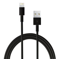 Cavo di sincronizzazione USB di alta qualità da 1 m per iPhone, iPad, compatibile con iOS 15.5 (nero)
