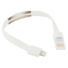 Cavo di ricarica dei dati di sincronizzazione del braccialetto indossabile per iPhone, iPad, lunghezza: 24 cm (bianco)