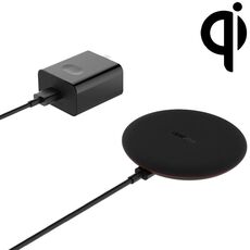 Caricabatterie wireless veloce intelligente standard Huawei 15W Max Qi con cavo 5A e spina di ricarica 10V / 4A (nero)
