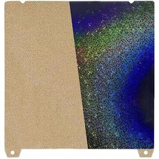Piastra di stampa per stampante 3D in lamiera di acciaio elastica per Creality 235x235 mm, stile: rivestimento PEI + pellicola PEY