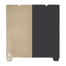 Piastra di stampa per stampante 3D in lamiera di acciaio elastica per Creality 235x235 mm, stile: rivestimento PEI + pellicola PET