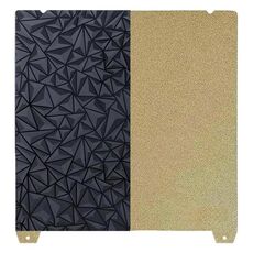 Piastra di stampa per stampante 3D in lamiera di acciaio elastica per Creality 235x235 mm, stile: rivestimento PEI + pellicola PEO
