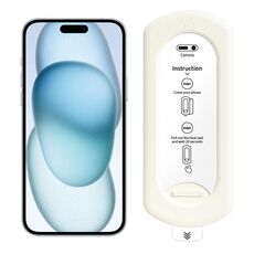 Pellicola in vetro temperato HD antipolvere per iPhone 15 Plus, facile da installare