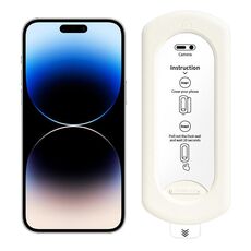Pellicola in vetro temperato HD antipolvere per iPhone 14 Pro, facile da installare