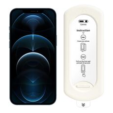 Pellicola in vetro temperato HD antipolvere per iPhone 12 Pro Max, facile da installare