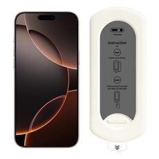 Pellicola in vetro temperato antipolvere per iPhone 16 Pro, facile da installare, con protezione per la privacy