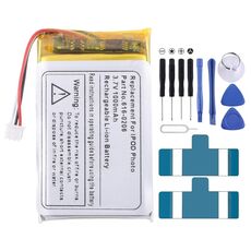 Per iPod Photo 20G 30G 60G a1059 1099 616-0206 Batteria sostitutiva da 1000 mAh