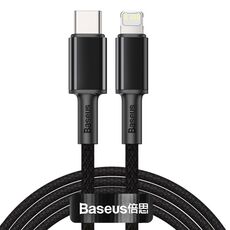 Baseus 20W Type-C / USB-C a 8 pin PD cavo dati di ricarica rapida intrecciato ad alta densità, lunghezza: 2 m (nero)
