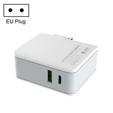 LDNIO A4403C 30W PD + AUTO-ID Caricabatterie Pieghevole Pieghevole con cavo da 1 m 8 Pin, spina UE