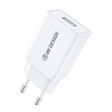 WK WP-U118 10W PORTA USB SINGLE ADATTATORE DI VIAGGIO USB Adattatore di potenza, spina UE