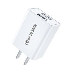 WK WP-U119 10W Dual USB Ports Caricabatterie da viaggio Adattatore di alimentazione, spina degli Stati Uniti