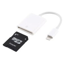 Adattatore per lettore di fotocamera NK105 da 8 pin a scheda SD, compatibile con IOS 9.1 e sistemi superiori