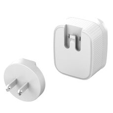 LDNIO A201 2.4A Doppia testina di ricarica USB Caricatore adattatore per telefono cellulare a carica diretta da viaggio con cavo dati a 8 pin (spina americana)