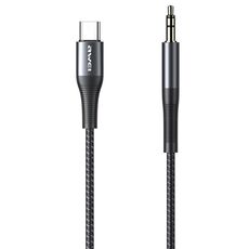 AWEI CL-116T Type-C / USB-C a 3,5 mm Cavo audio hi-fi (nero nero)