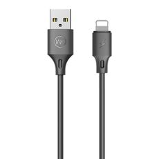 WK WDC-092 2M 2.4A Output max serie Full Speed ​​PRO serie USB a 8 pin Cavo di ricarica per sincronizzazione dati (nero)