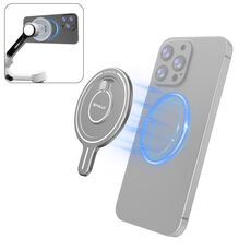 Per Insta360 Flow 2 Pro PULUZ Adattatore magnetico per telefono (argento)