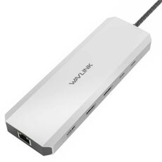 WAVLINK UMD309 Dual HD PD100W 10 Gbps USB-A USB-C Docking Station 10 in 1 HUB