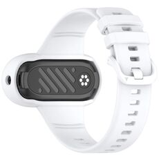 For Insta 360 Go 3 / Go 3S / Go 2 Solid Color Silicone Watch Band(White)