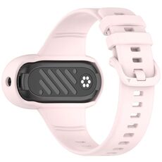 For Insta 360 Go 3 / Go 3S / Go 2 Solid Color Silicone Watch Band(Light Pink)