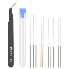 Kit di pulizia ugelli per stampante 3D 12 in 1, ugello MK8, ago di pulizia in acciaio inossidabile da 0,4 mm
