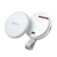 ANKER A83D1 Lettore di schede di tipo C 3 in 1, doppio slot per schede SD/TF, trasmettitore dati per computer (bianco)