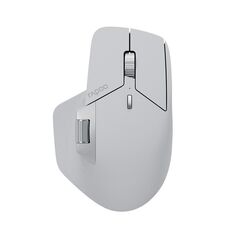 Mouse wireless Rapoo a tripla modalità, ergonomico, per desktop, laptop, ufficio, colore: MT760 grigio