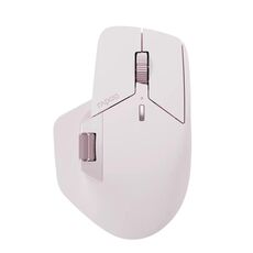 Mouse wireless Rapoo a tripla modalità, ergonomico, per desktop, laptop, ufficio, colore: MT760 rosa