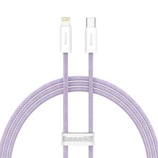 BASEUS CALD000005 Serie Dynamic 20W USB-C / Type-C a 8 PIN Cavo di ricarica veloce Cavo di ricarica, lunghezza del cavo: 1m (viola)