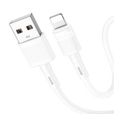 Hoco X83 2.4A USB a 8 Pin Victory Cavo Dati di Ricarica，Lunghezza：1m (Bianco)
