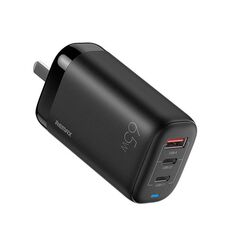 REMAX RP-U55 Territory Series 65W USB + doppia interfaccia USB-C / Type-C Caricabatterie rapido, specifica: spina CN (nera)