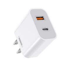REMAX RP-U68 Speedy Series 20W USB + USB-C/interfaccia di tipo C Caricabatterie rapido, specifica: spina americana (bianco)