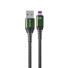 WEKOME WDC-169I Raython Series 6A USB a 8 pin Cavo dati di ricarica rapida Lunghezza: 1 m (nero)