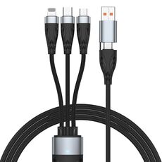 ADC-008 100W USB/Tipo-C a Tipo-C + 8 pin + Micro USB Due o tre Cavo dati di ricarica rapida completamente compatibile, lunghezza: 2 m