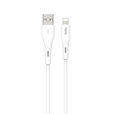 TOTU BL-017 Skin Sense Series Cavo dati in silicone da USB a 8 pin, lunghezza: 2 m (bianco)