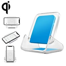 A9191 10W 3 in 1 caricatore wireless verticale multifunzionale (blu)