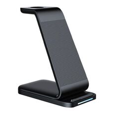 Caricatore verticale wireless D2 3 in 1 15W (nero)