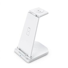 QEGEEM QG-WC05 3 in 1 Caricabatterie wireless portatile (bianco)
